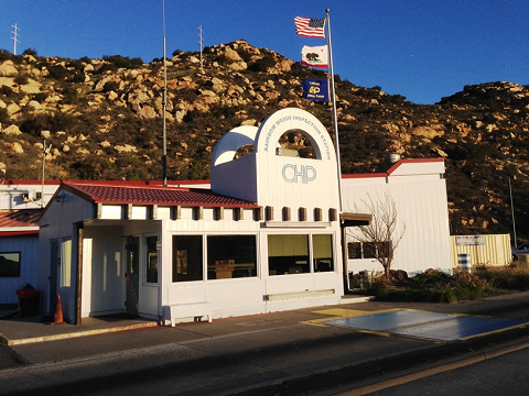 Exterior Photo of the Rainbow Commercial Vehicle Enforcement Facility