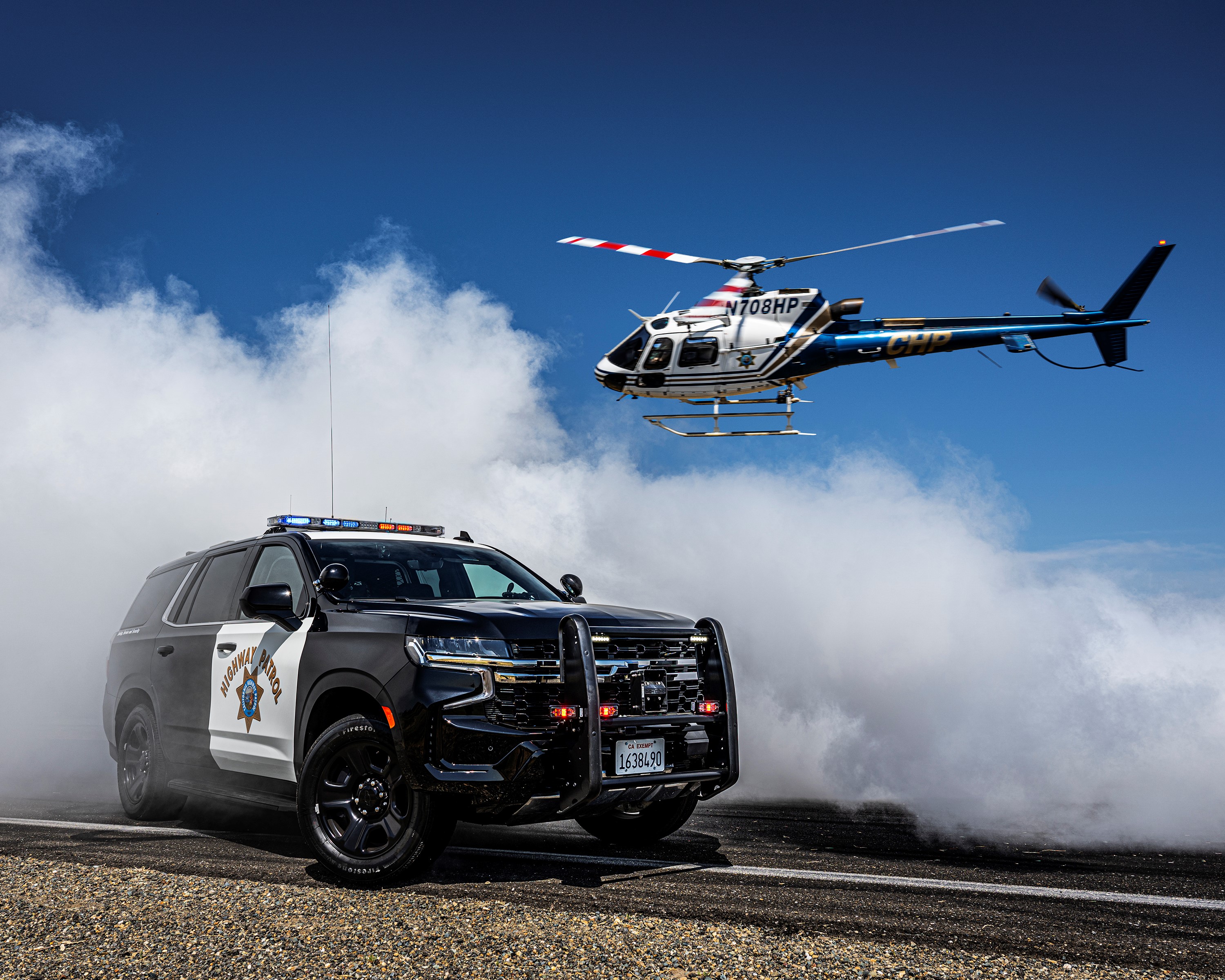 CHP Tahoe & Helicopter