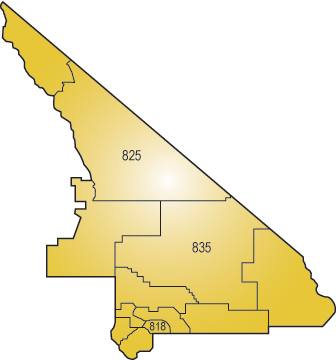  Inland Division map