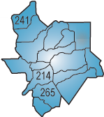 Valley Division map