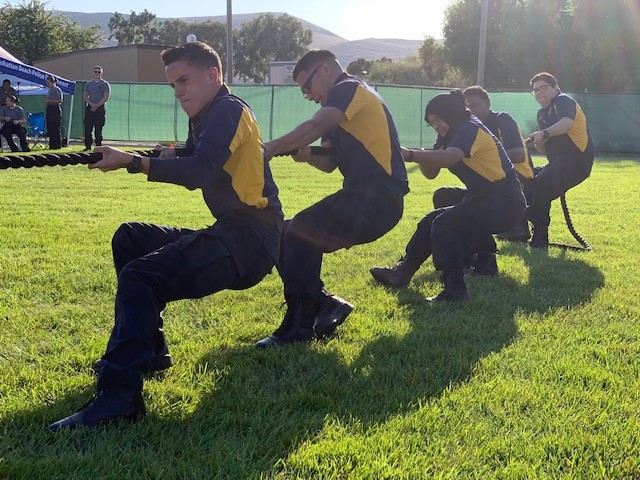 South Sacramento Explorers tug-a-war