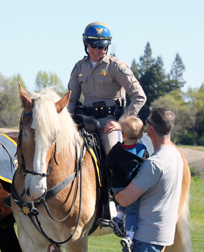 Officer on horse